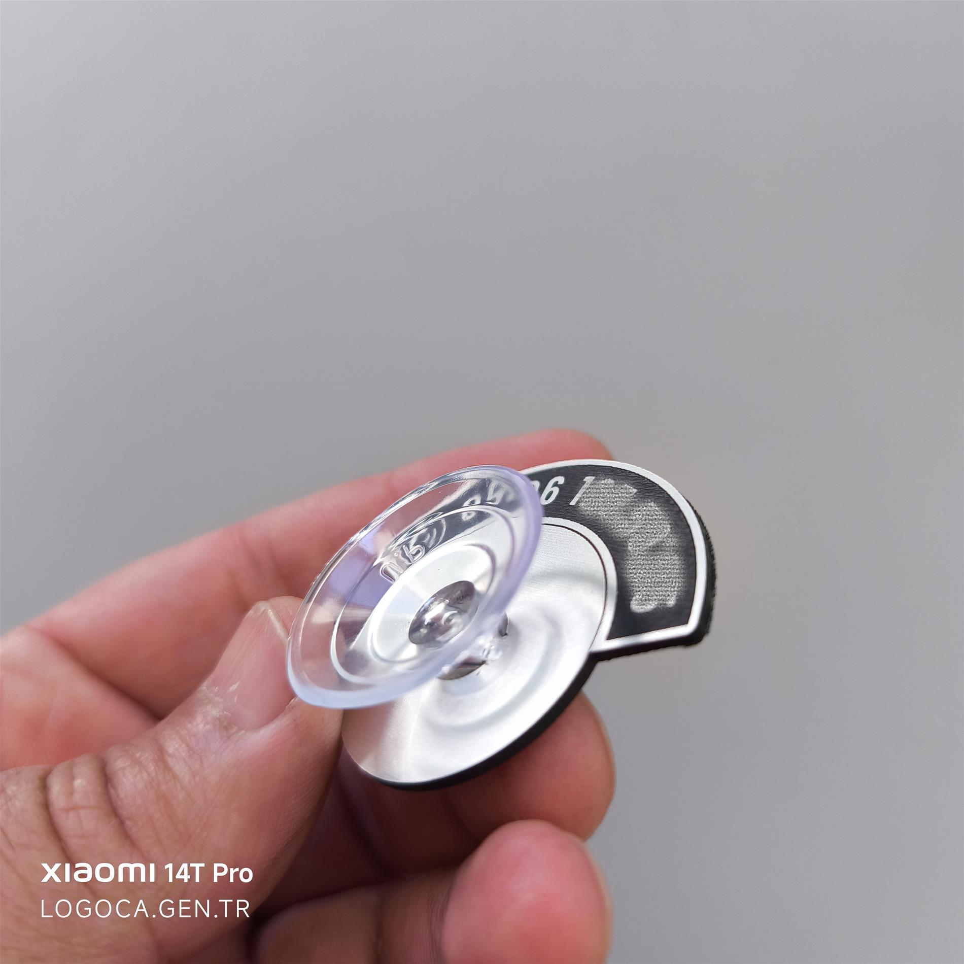 Araç içi tek Vantuzlu yarım yuvarlak İSİMSİZ Numaratör size özel telefon numaralığı