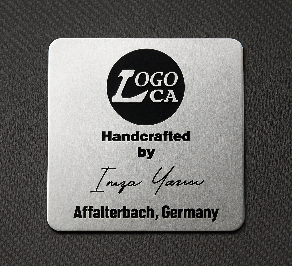 Özelleştirilebilir handcrafted by plaket Kişiye ve araca özel