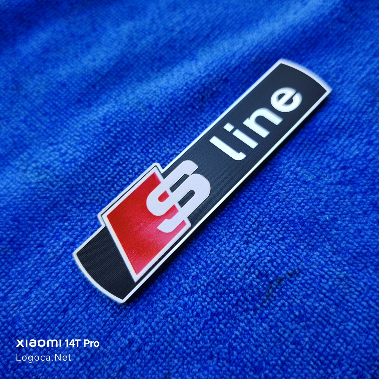 Audi S Line Amblem Logo (Gümüş/Siyah/kırmızı Plastik) - Hızlı Kargo - Resim 6