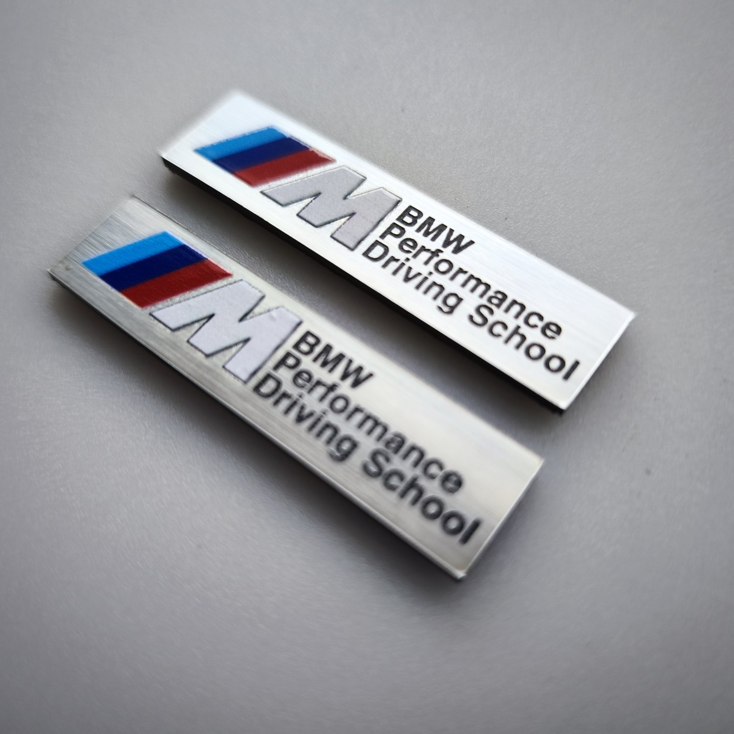 2x BMW M Performance driving school renkli plastik etiket - Resim 2