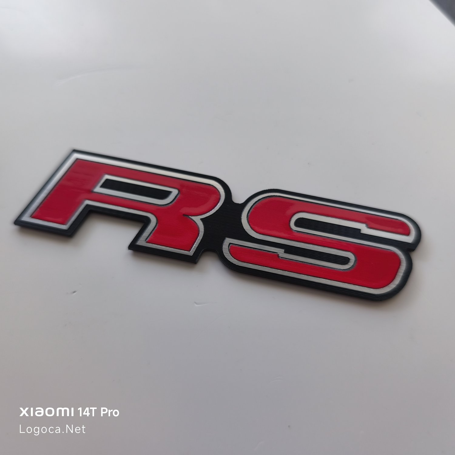 Honda Rs logo Renkli plastik yapışkanlı etiket