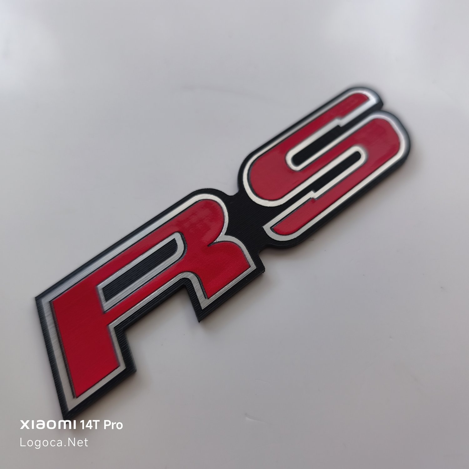 Honda Rs logo Renkli plastik yapışkanlı etiket - Resim 3