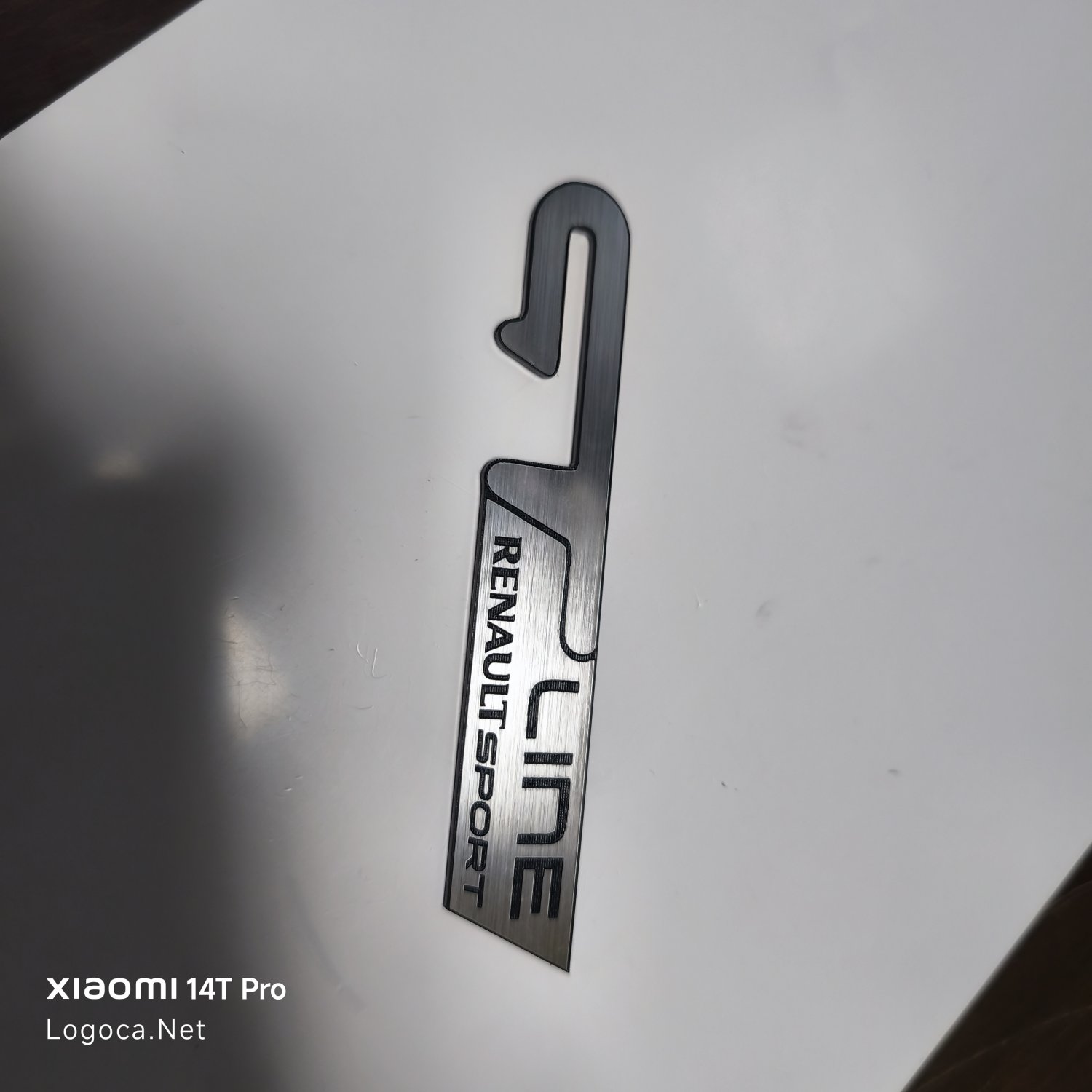 Renault gt line el gümüş plastik etiket - Resim 2