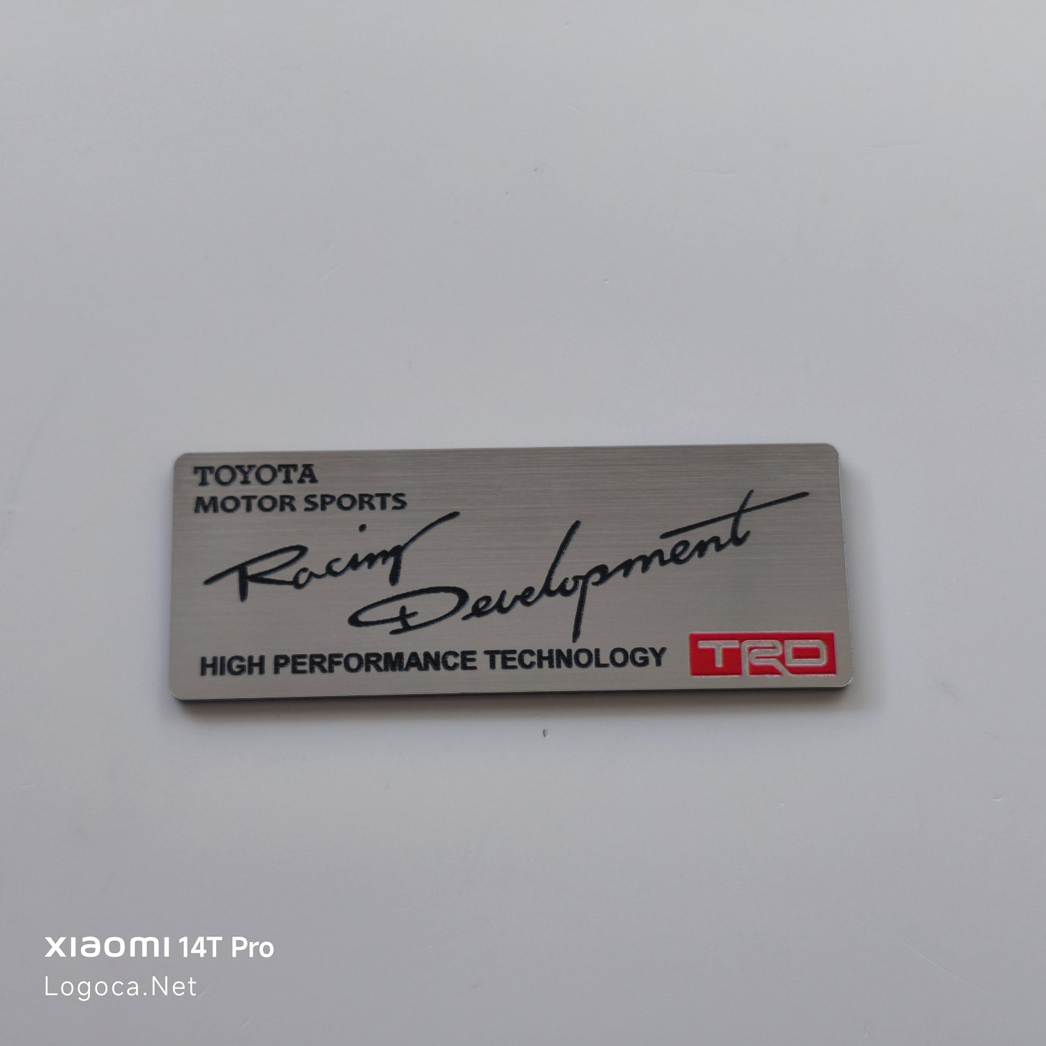 Toyota motorsport Racing development High performance technology TRD etiket - Resim 3