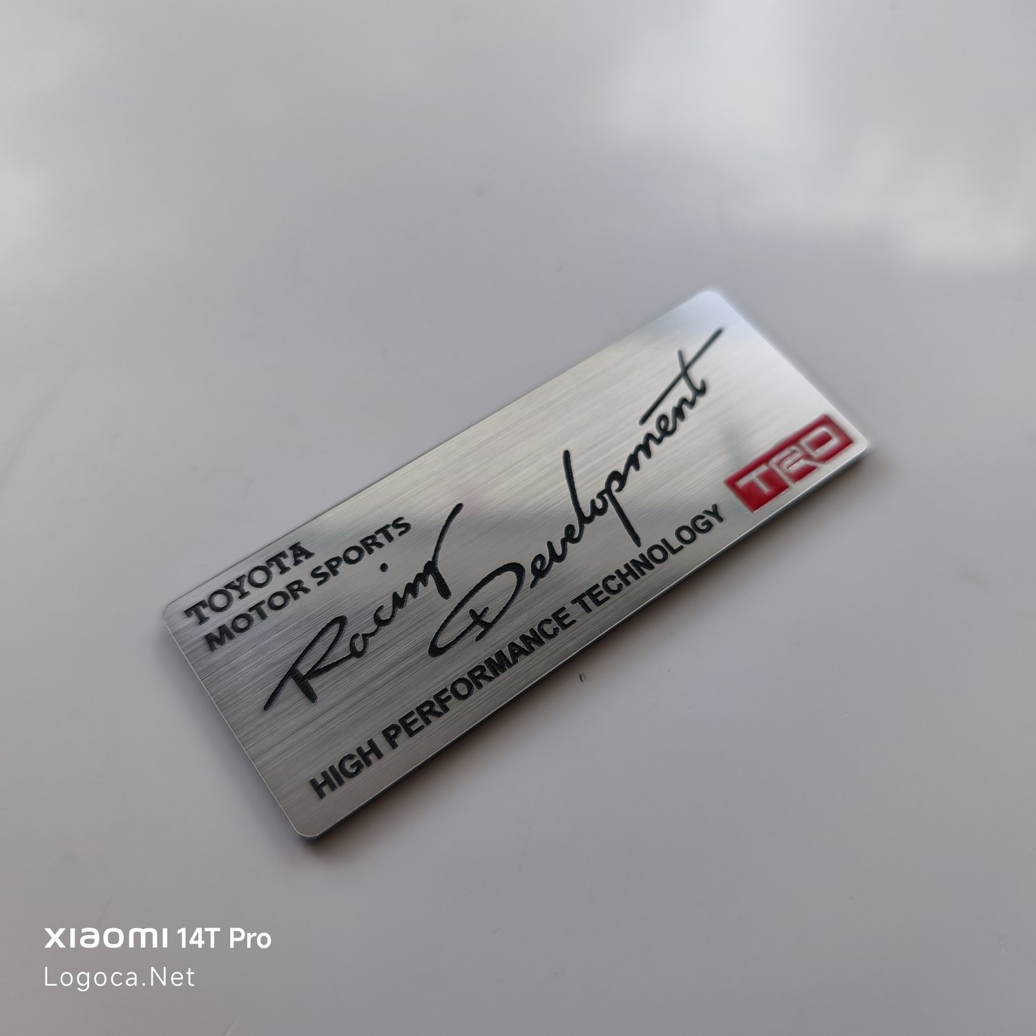 Toyota motorsport Racing development High performance technology TRD etiket - Resim 4