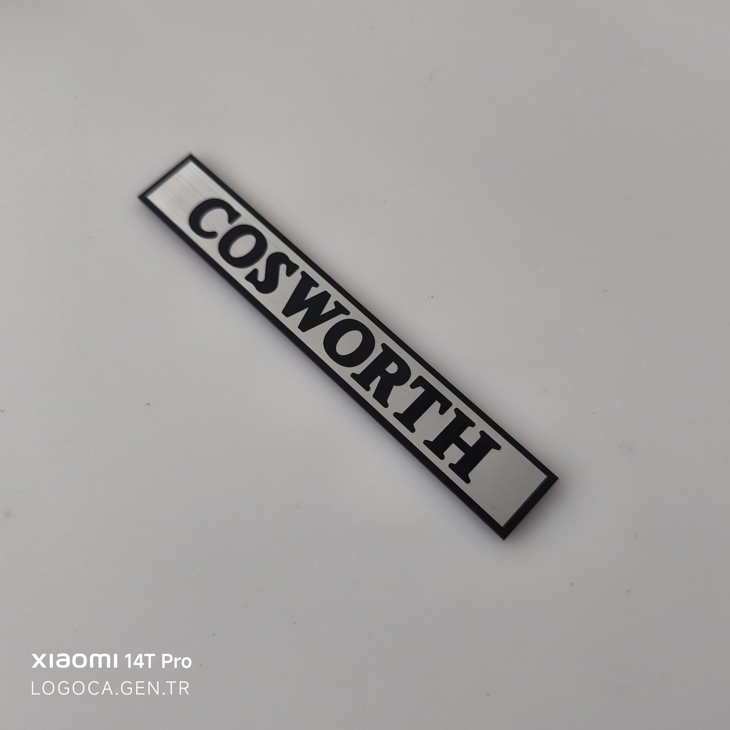 Cosworth plastik Bagaj Yazısı Amblemi - Şık ve Dayanıklı - Resim 5