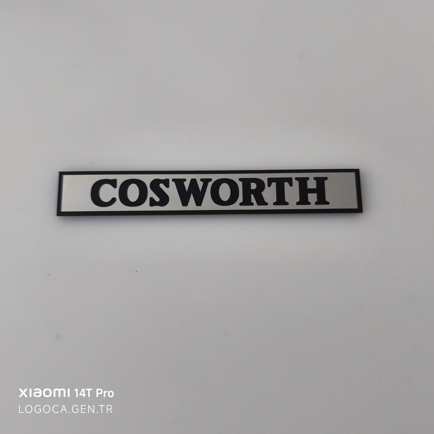 Cosworth plastik Bagaj Yazısı Amblemi - Şık ve Dayanıklı - Resim 6