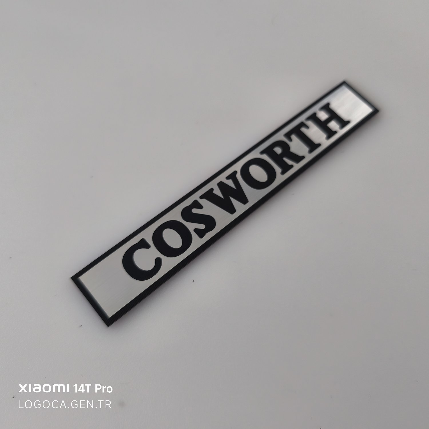 Cosworth plastik Bagaj Yazısı Amblemi - Şık ve Dayanıklı - Resim 4
