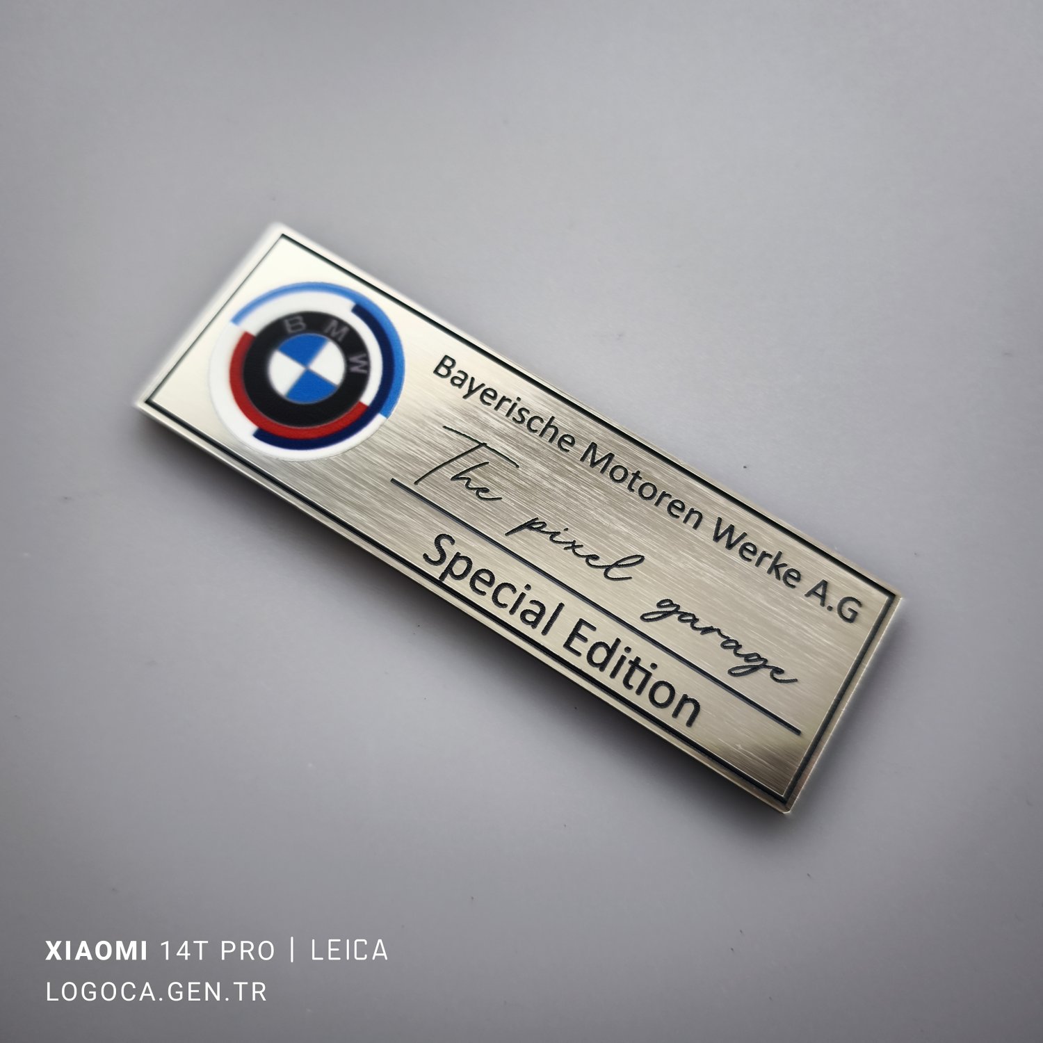 Kişiselleştirilebilir 9x3cm plastik etiket  - Resim 4