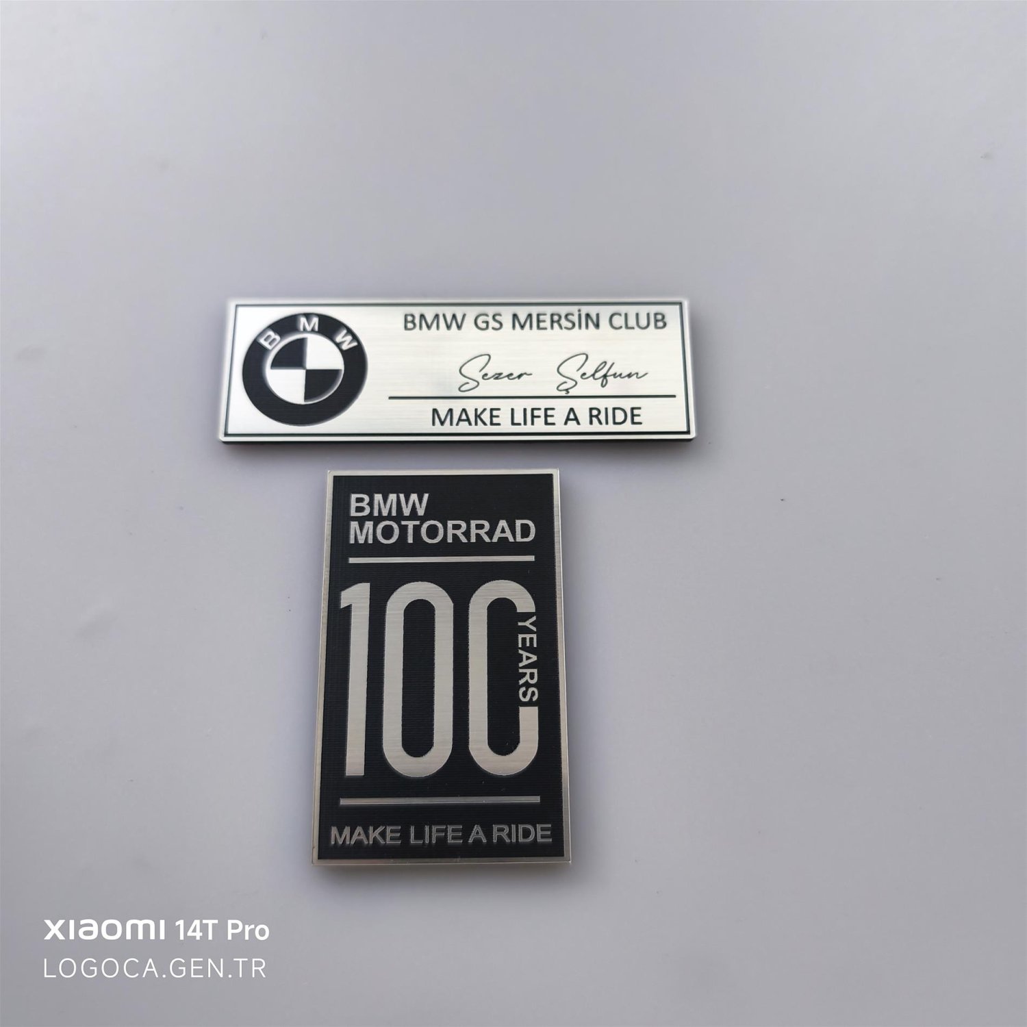 BMW GS Mersin Club etiketi 2 li takım