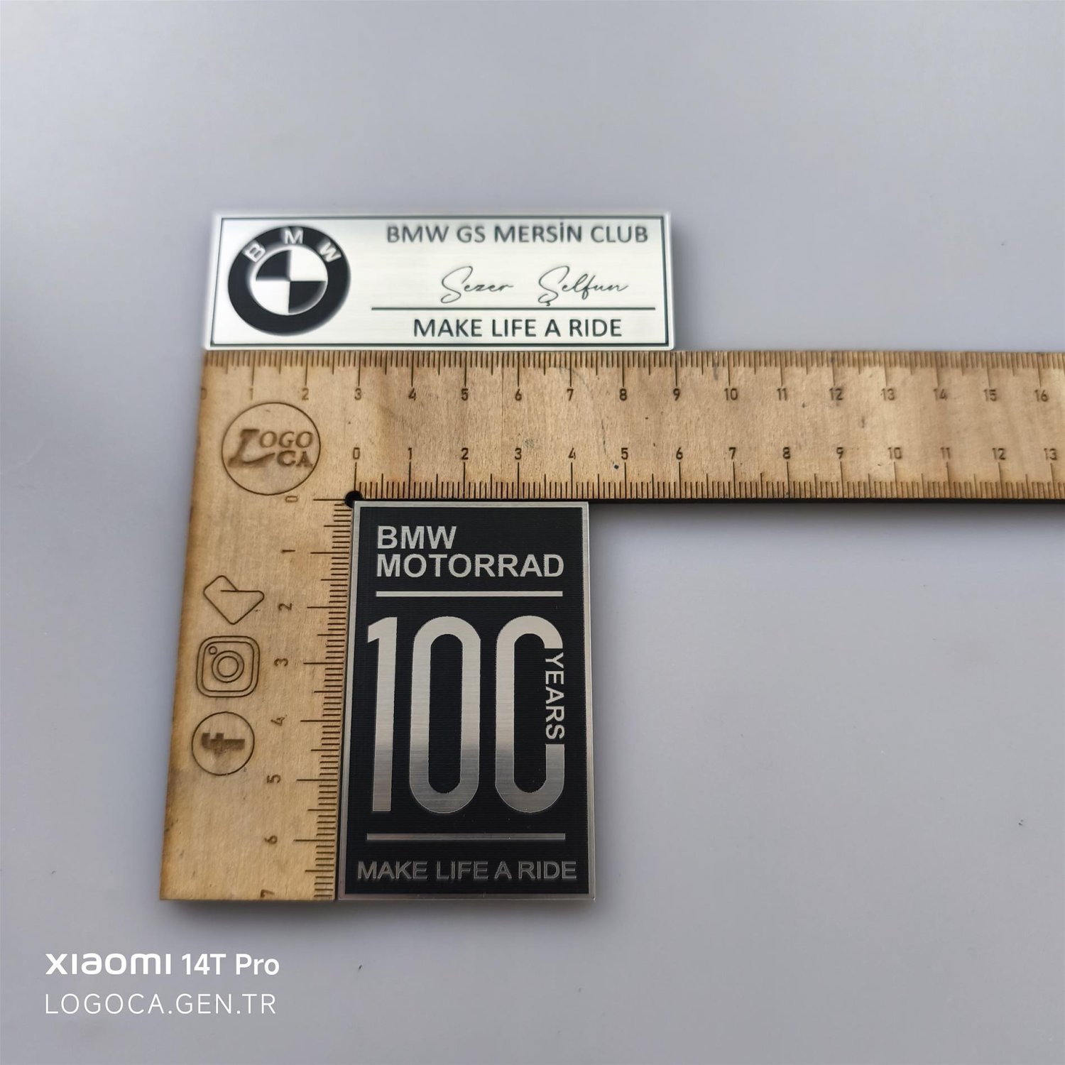 BMW GS Mersin Club etiketi 2 li takım - Resim 2