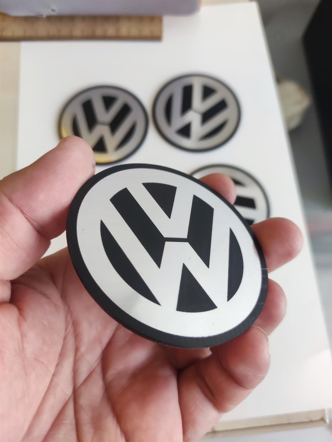 Özelleştirilebilir Yuvarlak Jant Göbeği, Kapı Kolonu ve Daha Fazlası için Etiketler - Resim 9