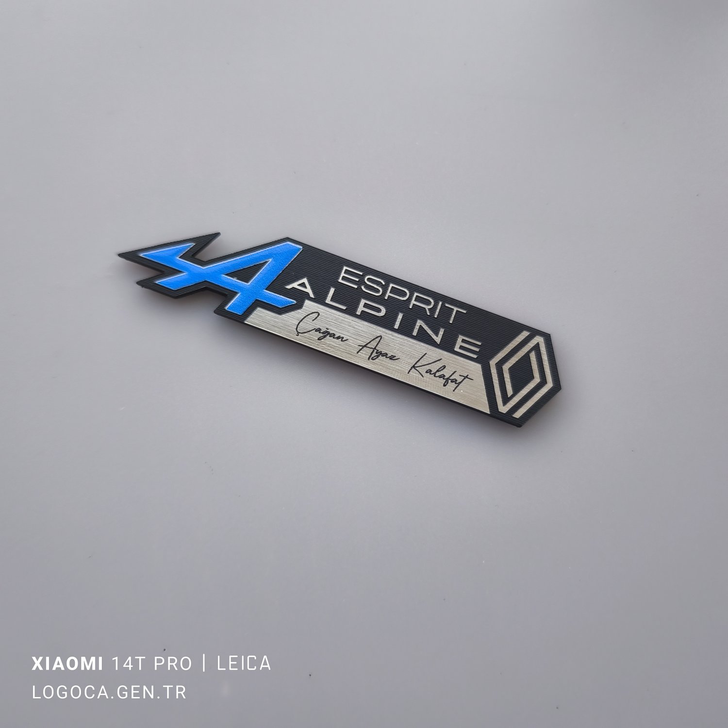 Renault Alpine Esprit kişileştirilebilir etiket Yeni logolu - Resim 5