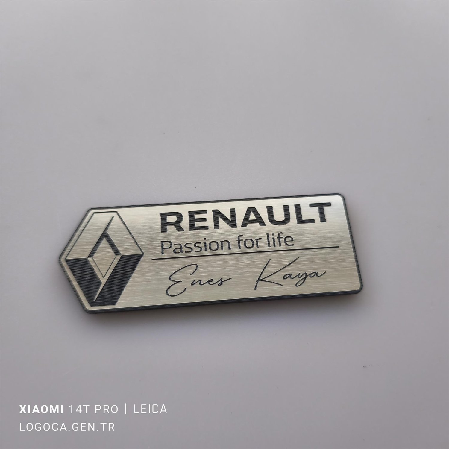 Renault Passion for life kişileştirilebilir etiket