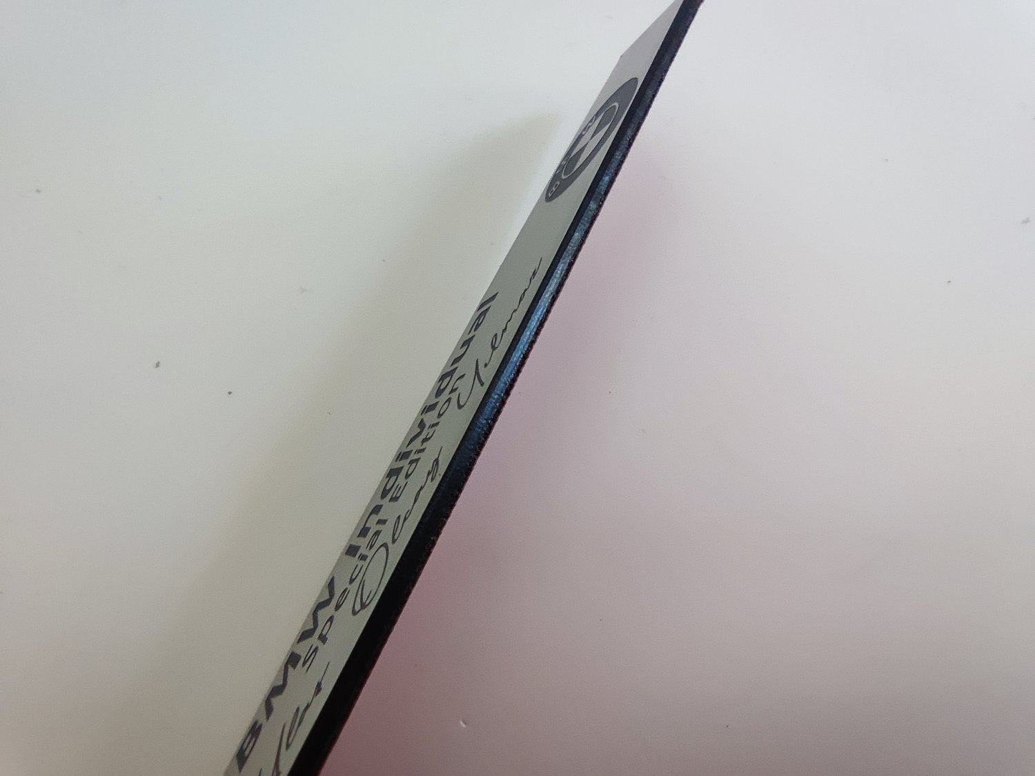 BMW çift logolu dekoratif plastik etiket - Resim 9