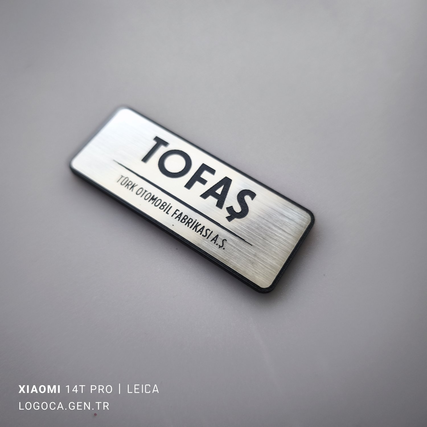 Tofaş Türk otomobil fabrikası AŞ etiketi