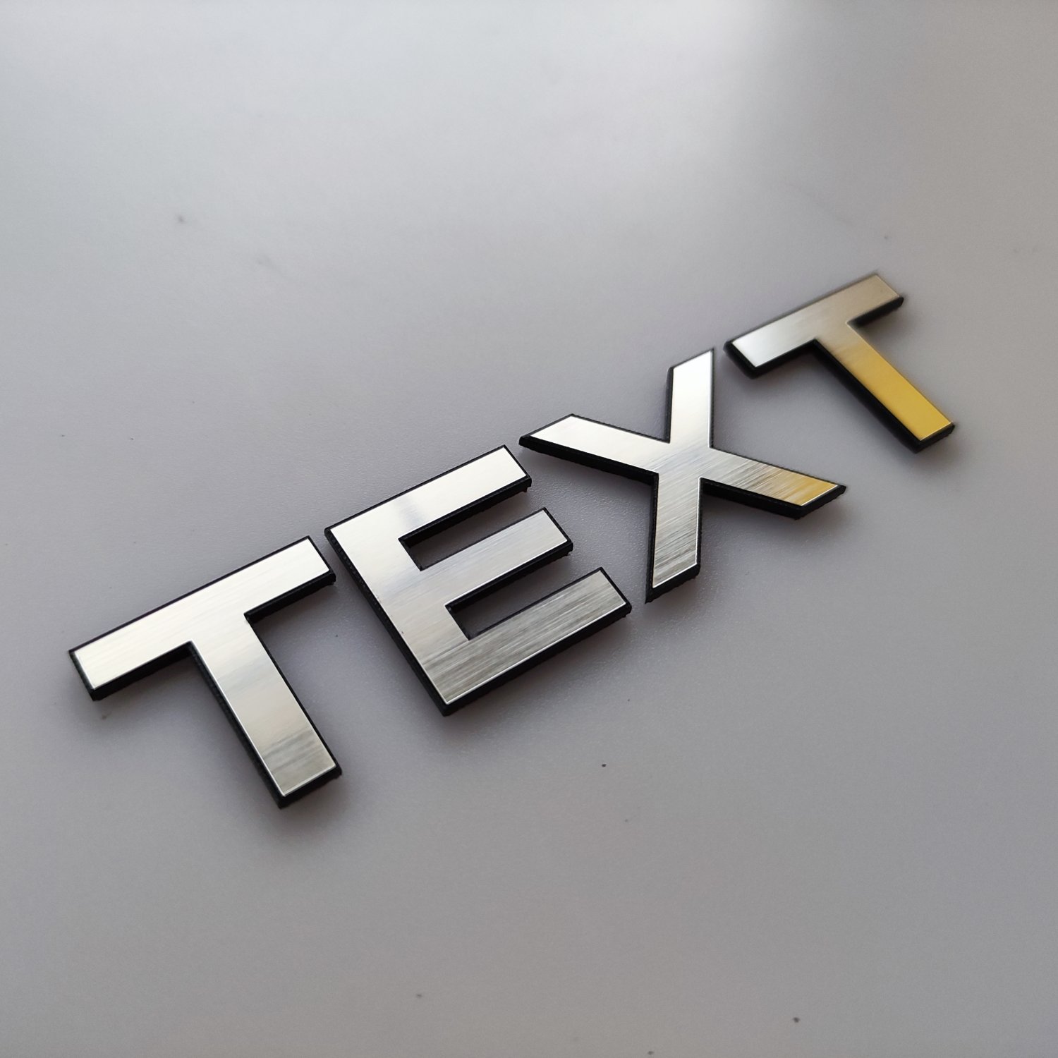 Kişiye Özel 3D Plastik Harf Dekorasyon - İsim, Yazı, Numara