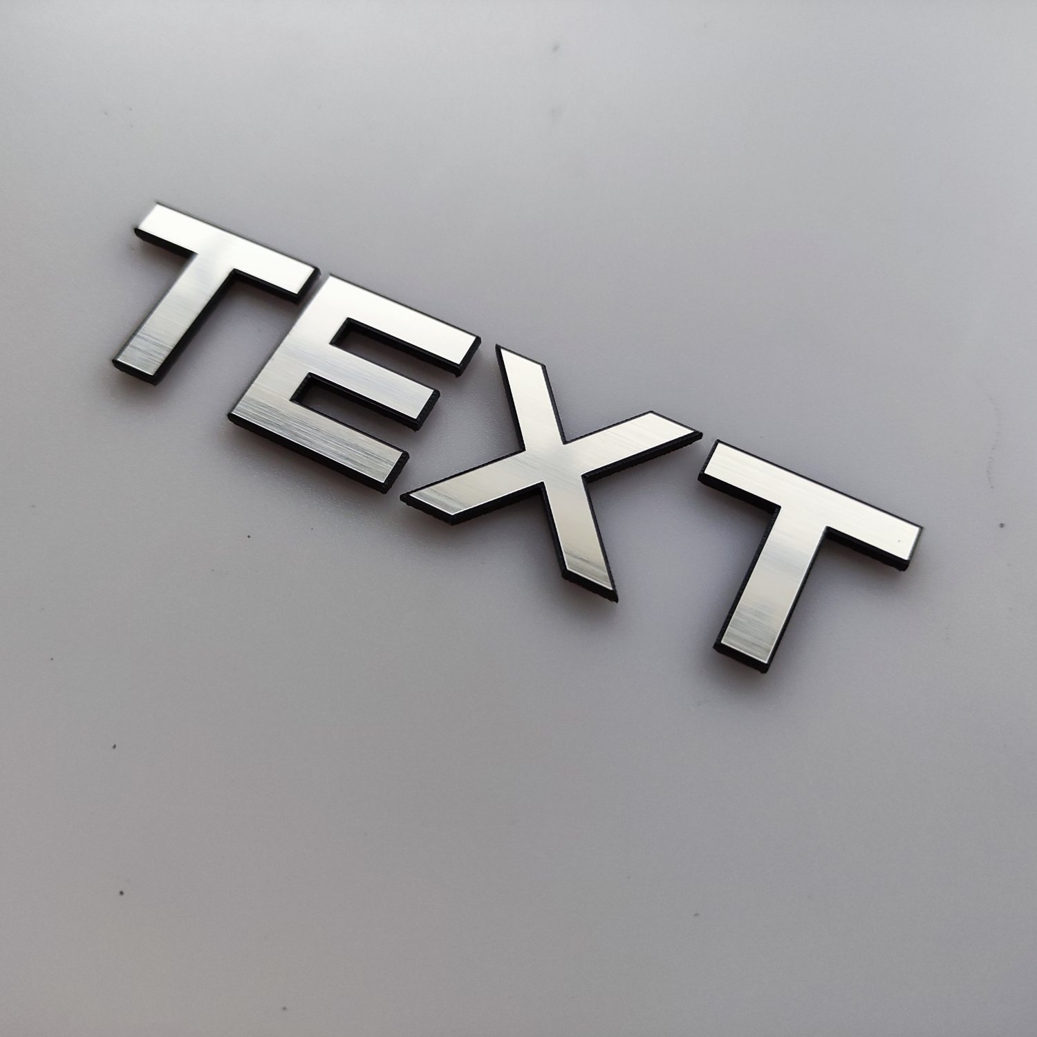 Kişiye Özel 3D Plastik Harf Dekorasyon - İsim, Yazı, Numara - Resim 3