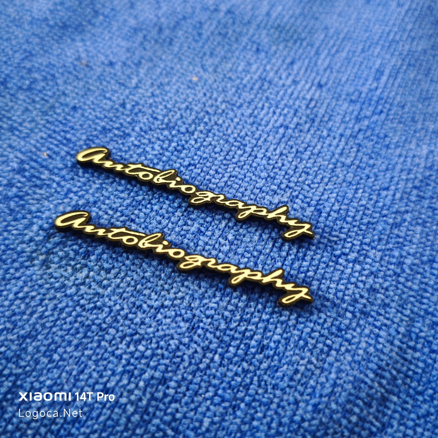 Range Rover Autobiography çerçevesiz el yazı plastik etiket - Resim 5