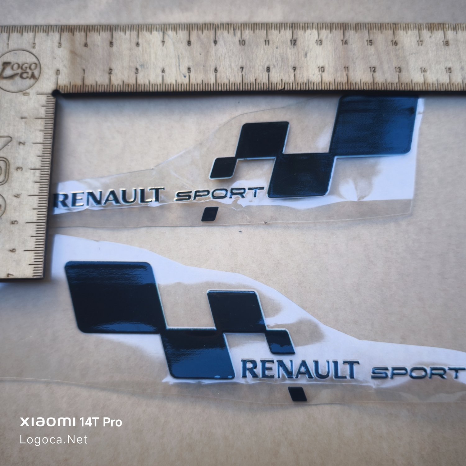 Renault Sport Sağ Sol Takım UV Dayanıklı Etiket