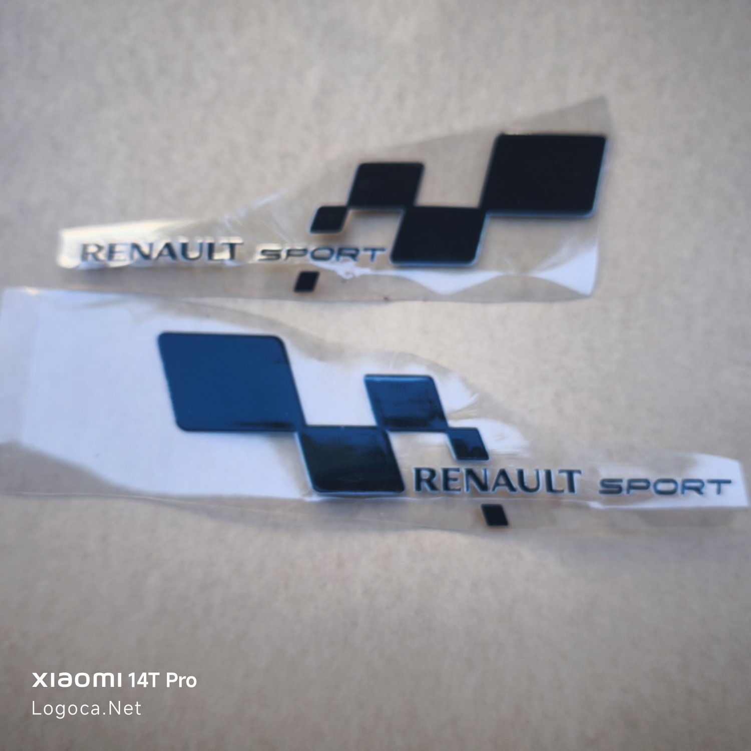 Renault Sport Sağ Sol Takım UV Dayanıklı Etiket - Resim 3