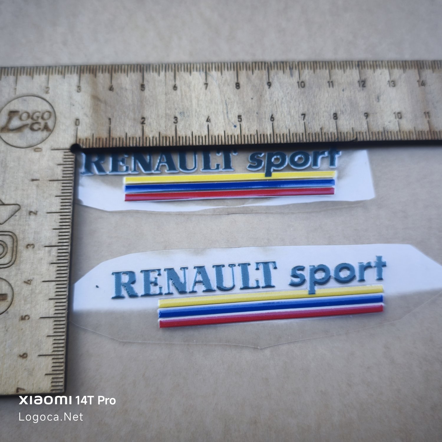 Renault Sport Logo 2'li UV Dayanıklı Çıkartma Seti - Araba, Motosiklet, Laptop için