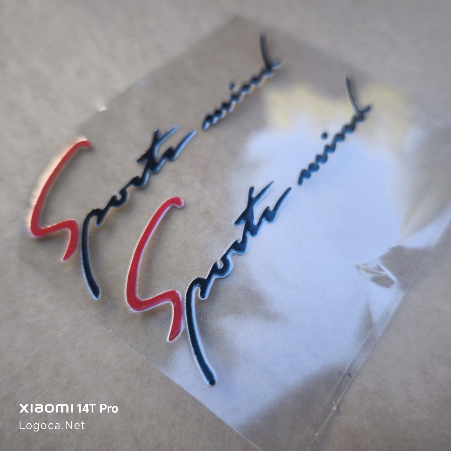 Sport Mind 2 adet uv etiket takım