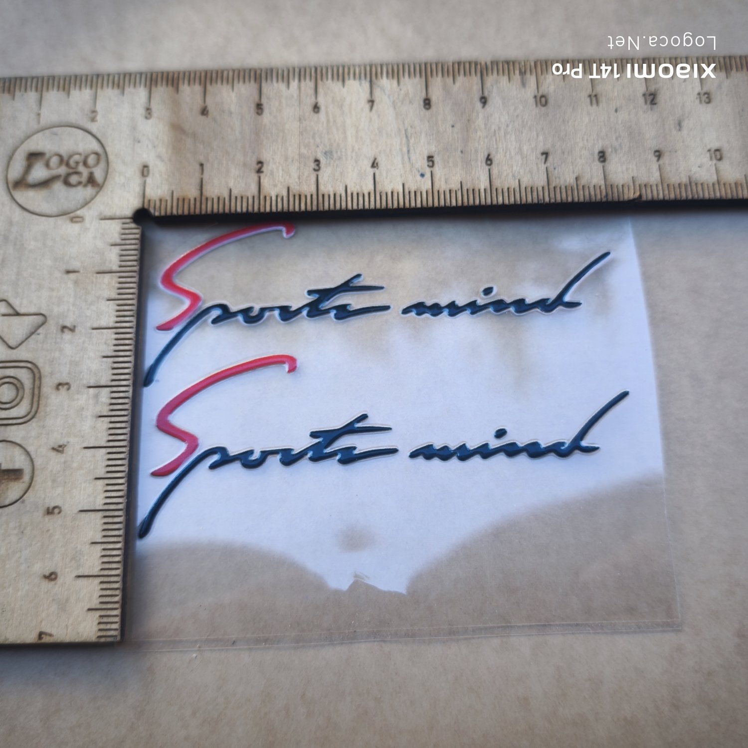 Sport Mind 2 adet uv etiket takım - Resim 3