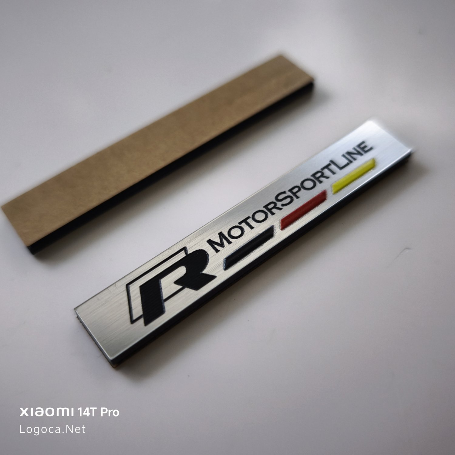 Volkswagen R Motorsport line renkli plastik etiket - Resim 2