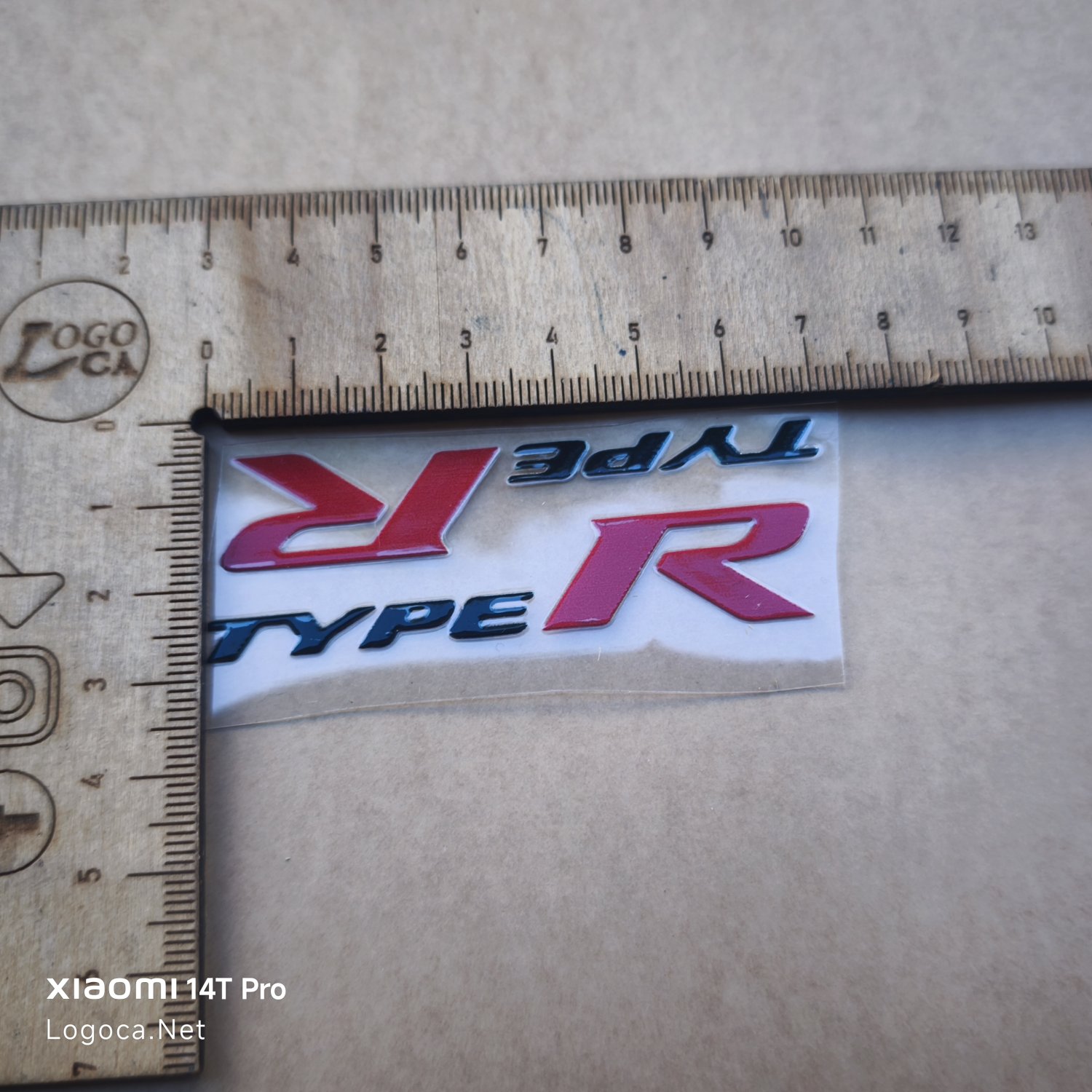 Honda Type R UV Dayanıklı Etiket (2'li Set) - Şık ve Kaliteli