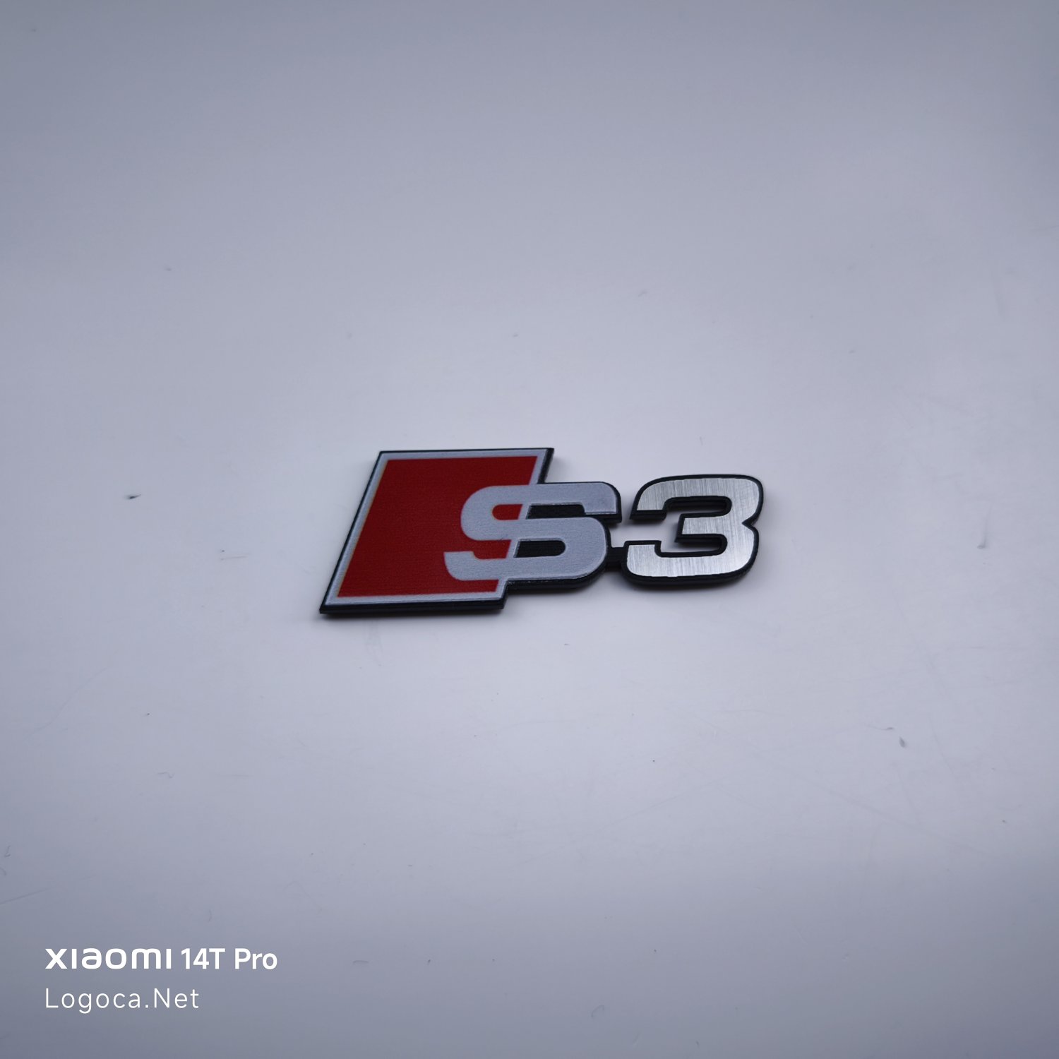 Audi S3 Araç Logosu Amblem Çıkartması - Dayanıklı Plastik - Renkli - Resim 4