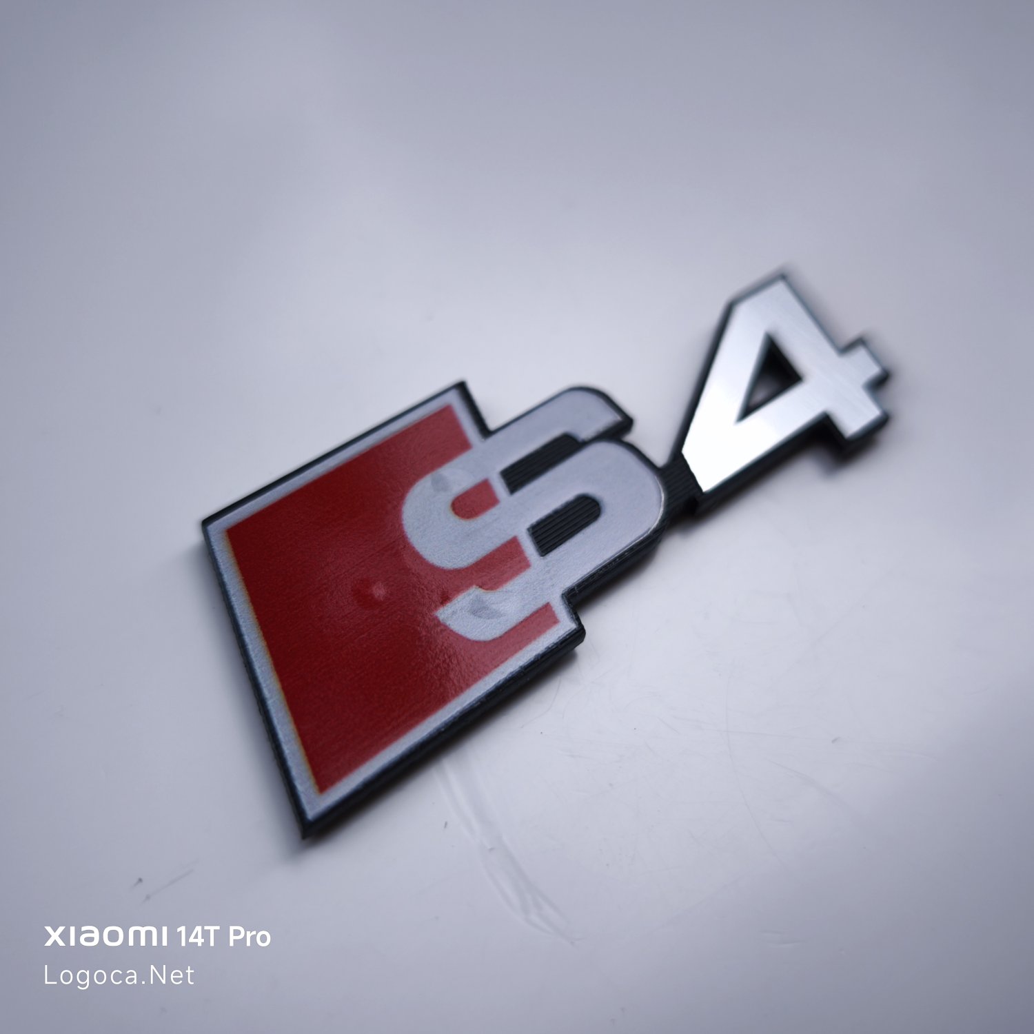 Audi S4 Araç Logosu Amblem Çıkartması - Dayanıklı Plastik - Renkli - Resim 2