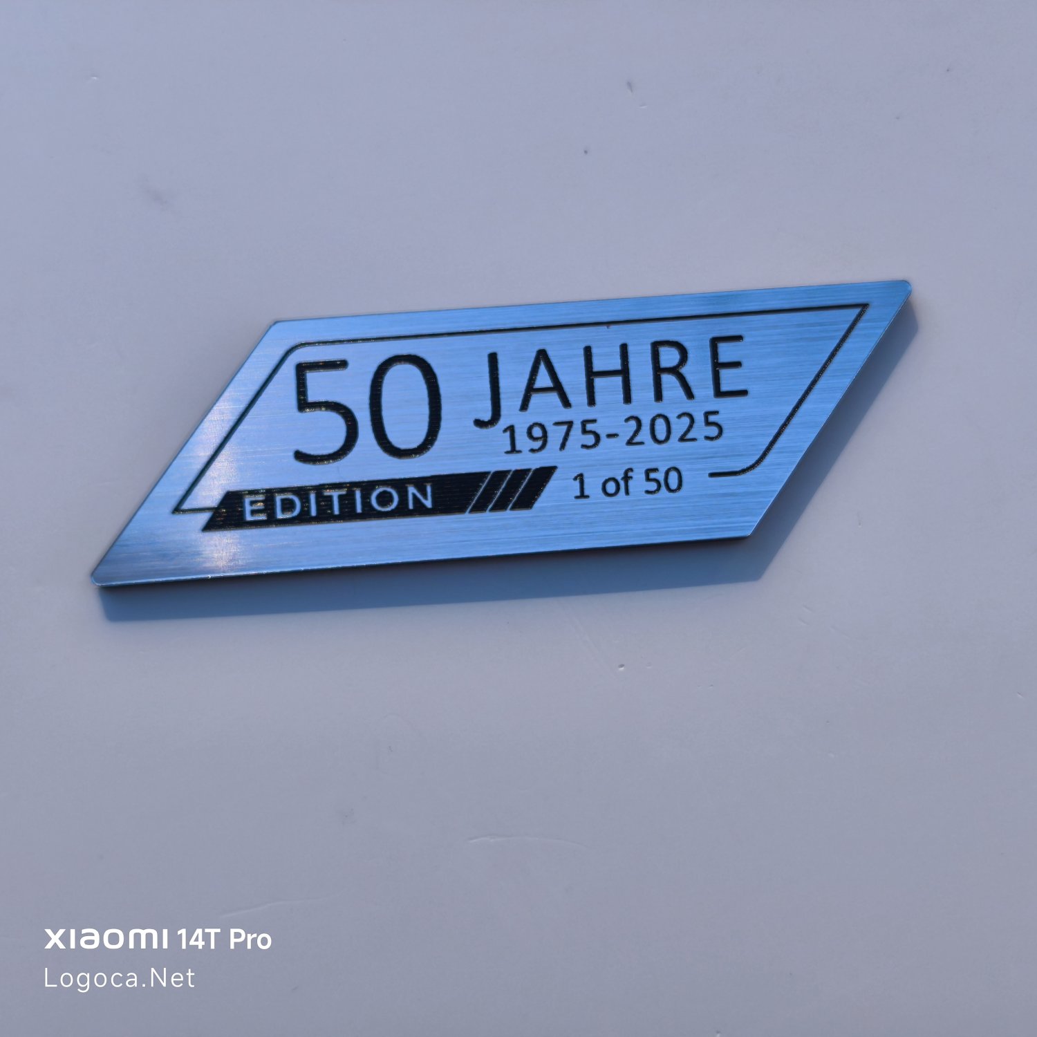 BMW 3 Serisi 50 Jahre Edition (1975-2025) Plastik Etiket - özelleştirilebilir Sınırlı Üretim sayısı (1/50) - Resim 7