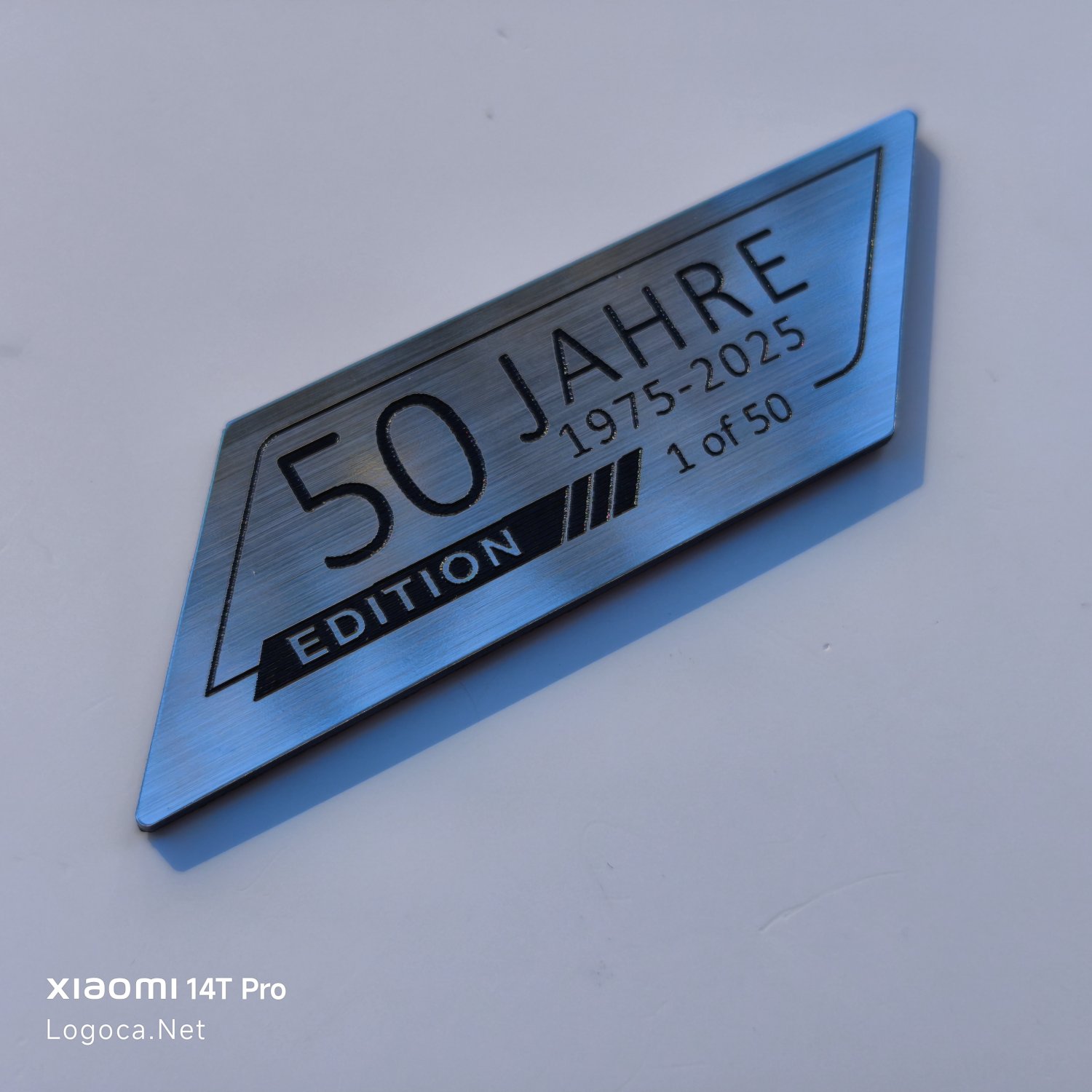 BMW 3 Serisi 50 Jahre Edition (1975-2025) Plastik Etiket - özelleştirilebilir Sınırlı Üretim sayısı (1/50) - Resim 8