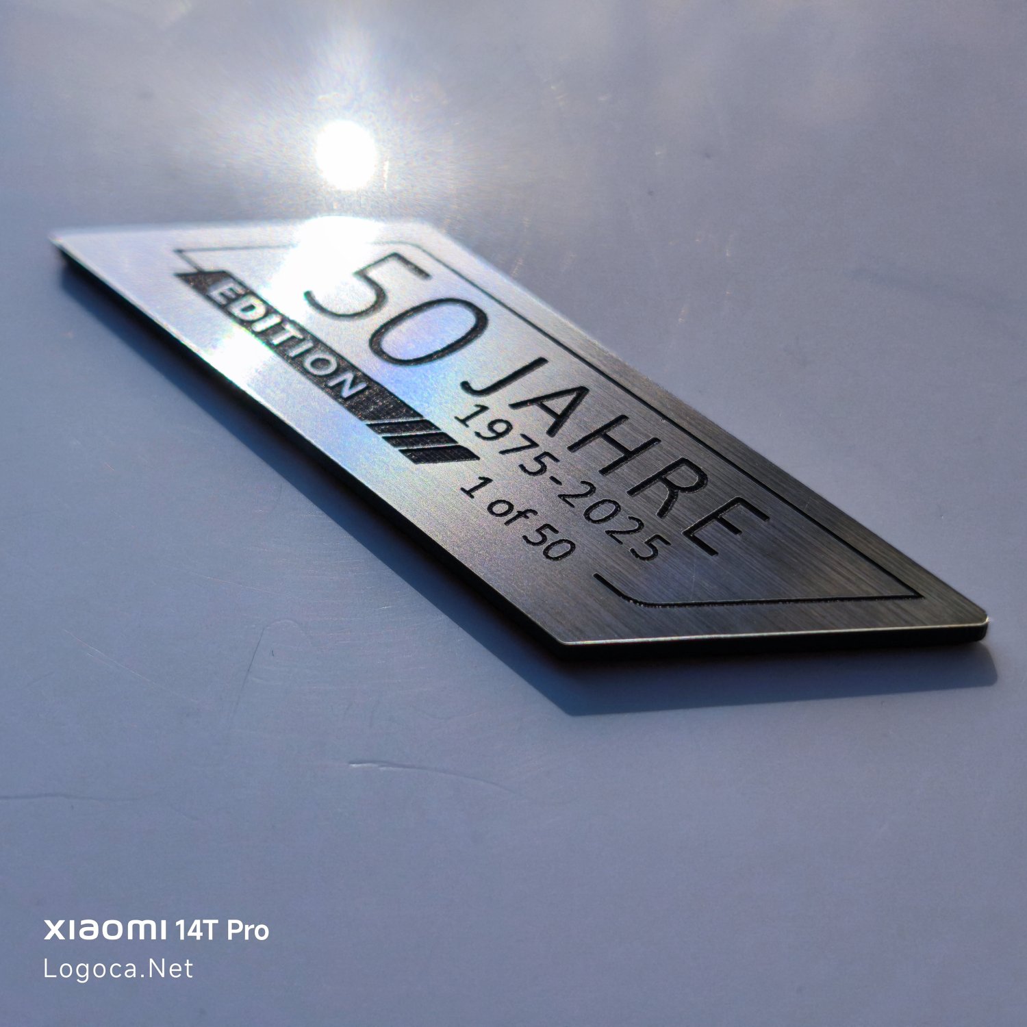 BMW 3 Serisi 50 Jahre Edition (1975-2025) Plastik Etiket - özelleştirilebilir Sınırlı Üretim sayısı (1/50) - Resim 9