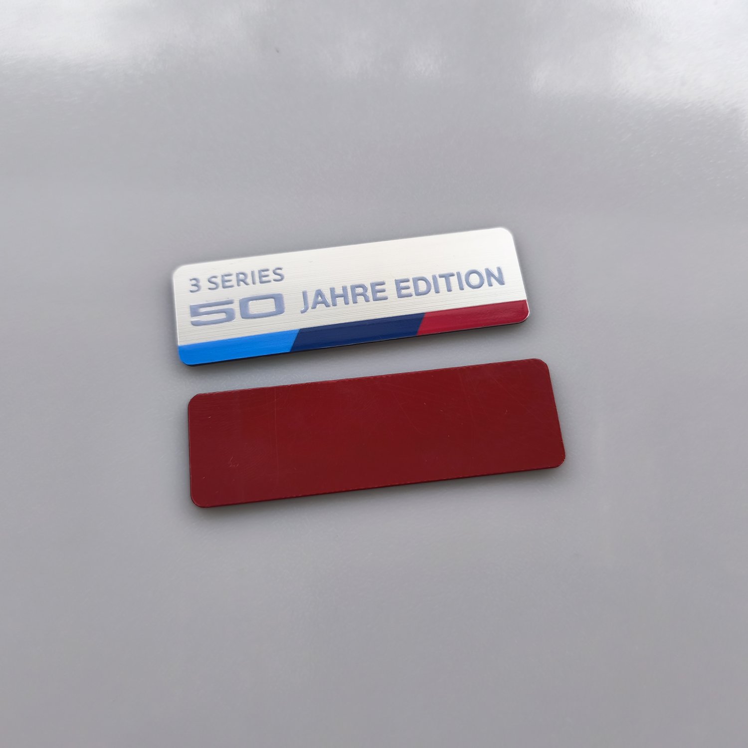 BMW 3, 4, 5 Series 50 Jahre Edition Renkli plastik Etiket - Resim 4