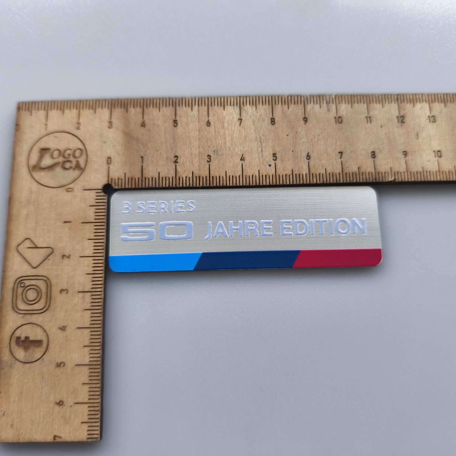 BMW 3, 4, 5 Series 50 Jahre Edition Renkli plastik Etiket - Resim 6