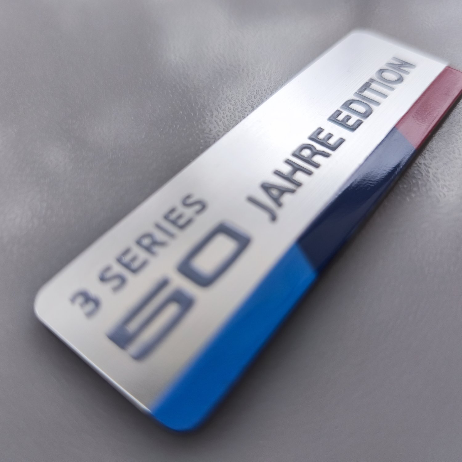 BMW 3, 4, 5 Series 50 Jahre Edition Renkli plastik Etiket - Resim 9