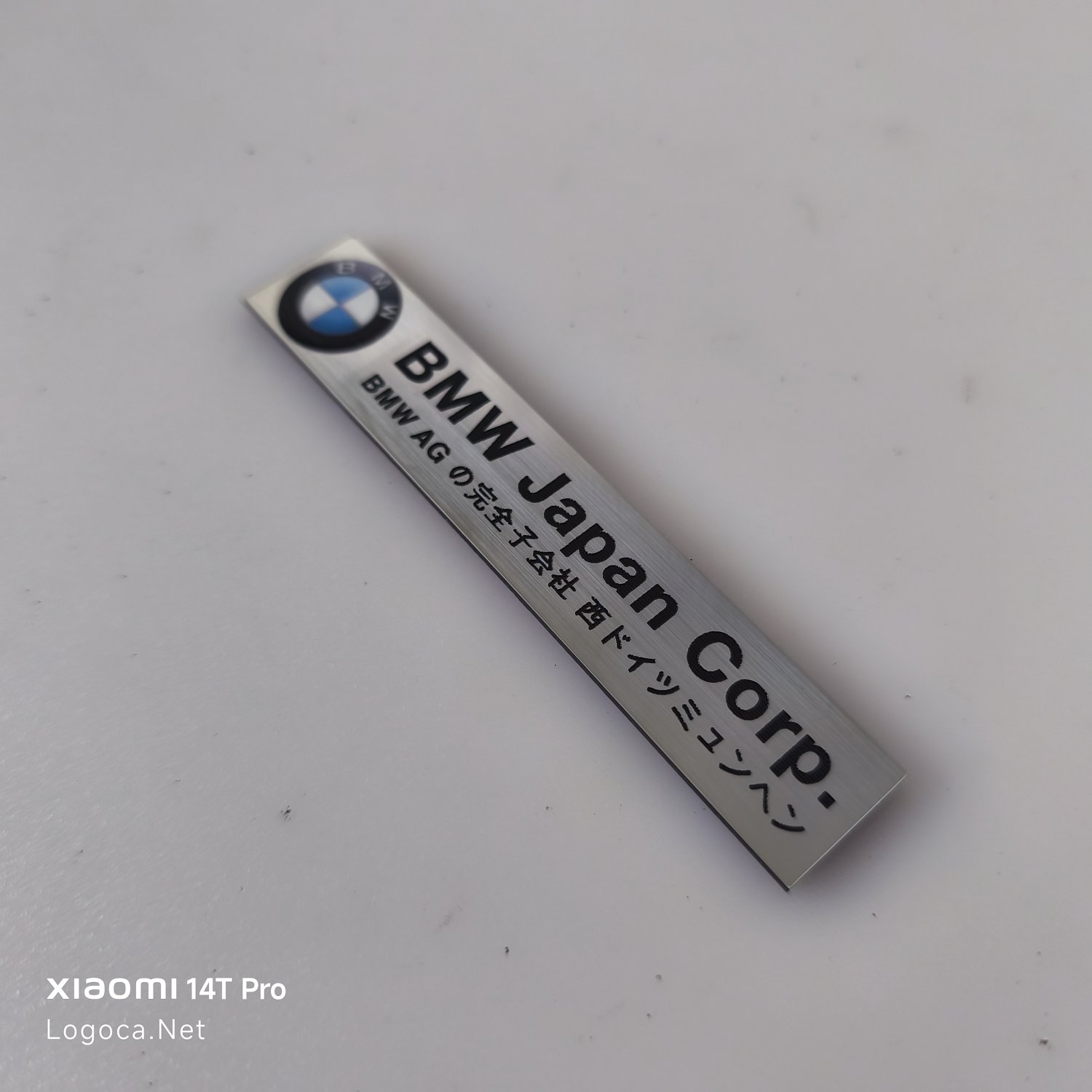 BMW Japan Corp BMW Ag plastik etiket - Resim 2