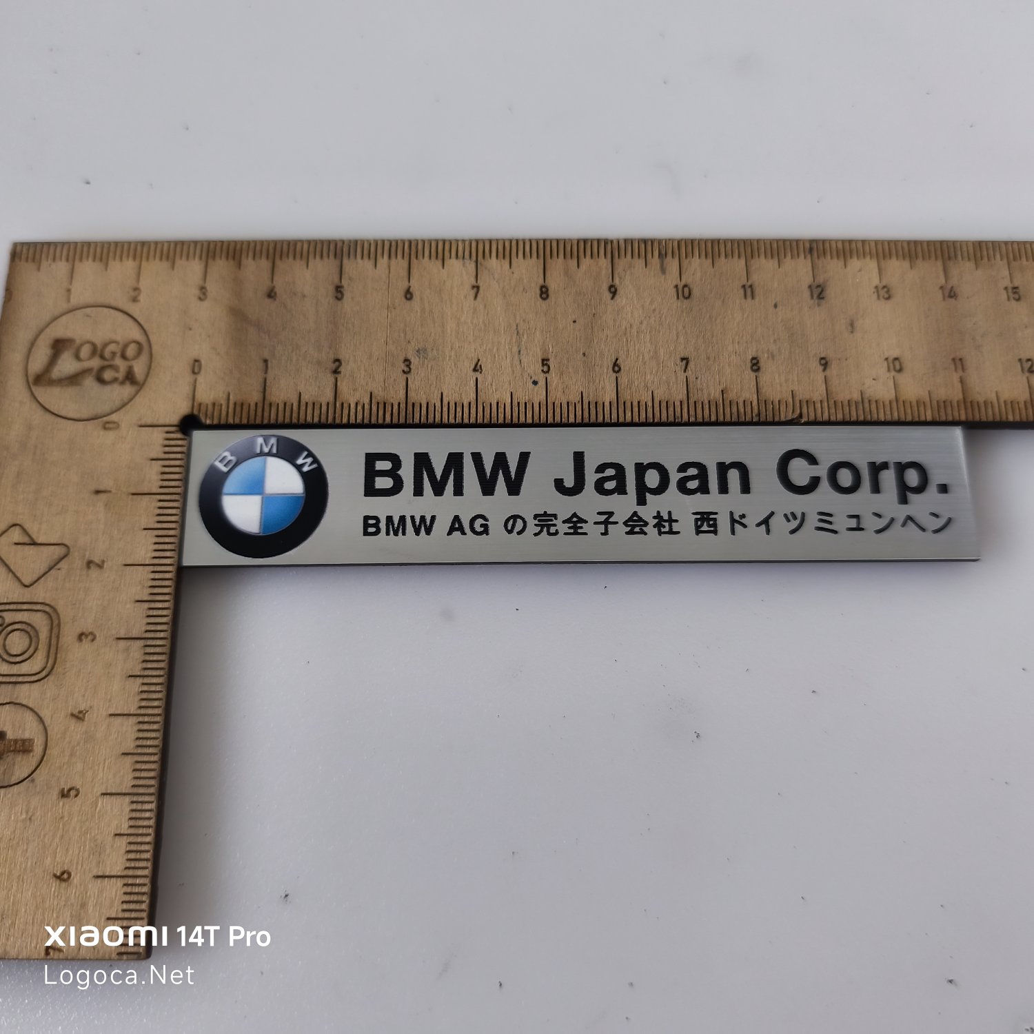 BMW Japan Corp BMW Ag plastik etiket - Resim 5
