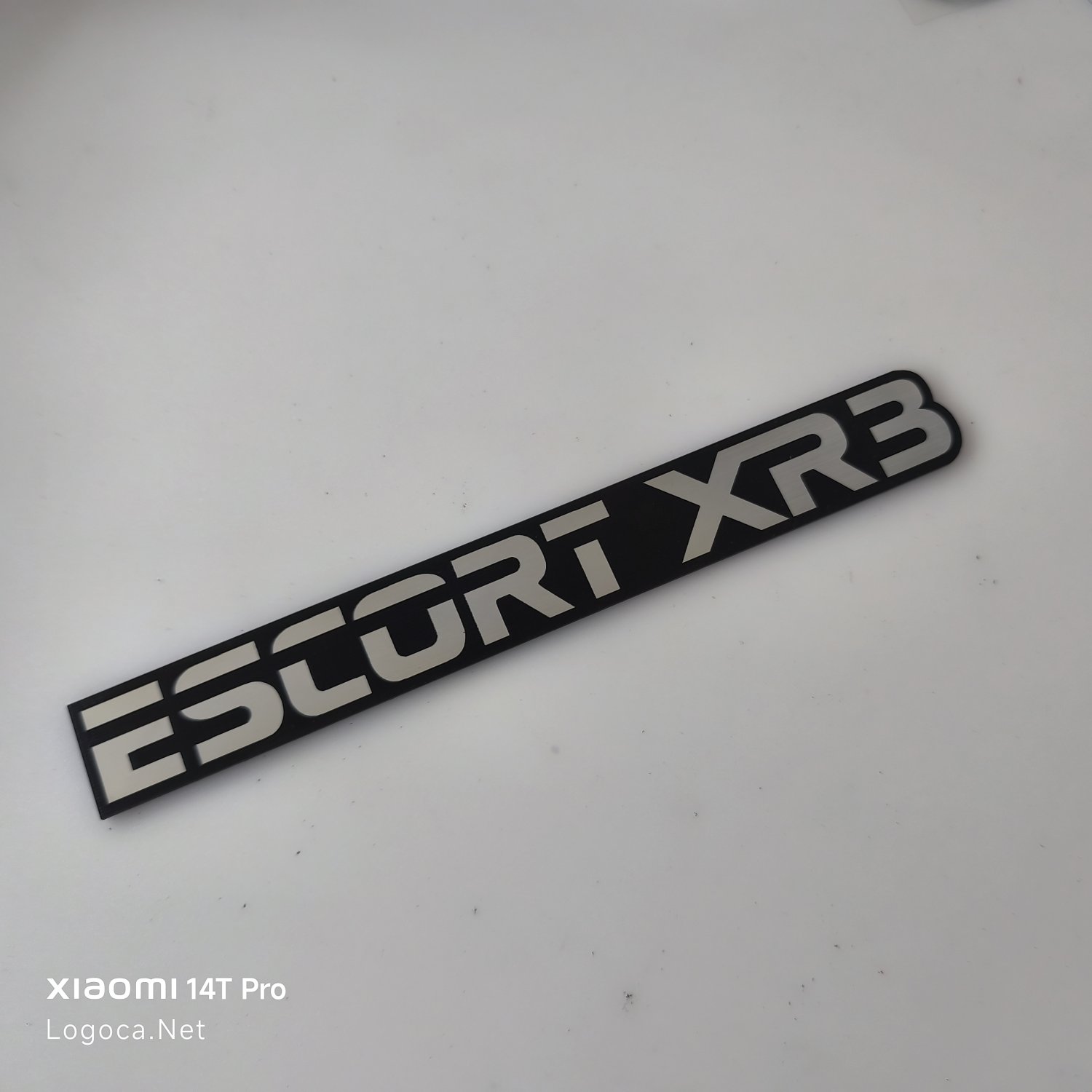 Ford Escort XR3 Tek Parça Bagaj Amblemi | XR3 Yazısı Logo Sticker