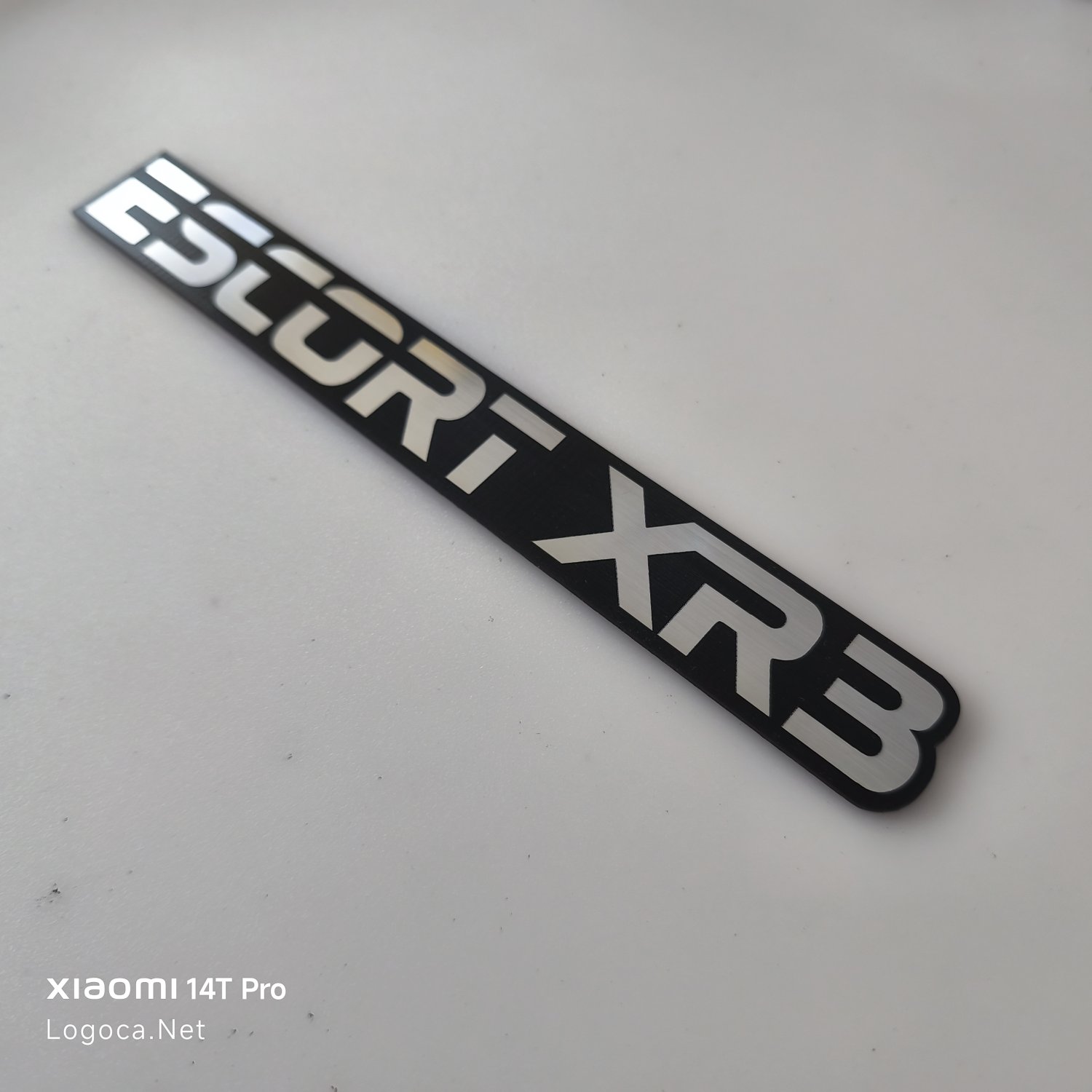 Ford Escort XR3 Tek Parça Bagaj Amblemi | XR3 Yazısı Logo Sticker - Resim 2