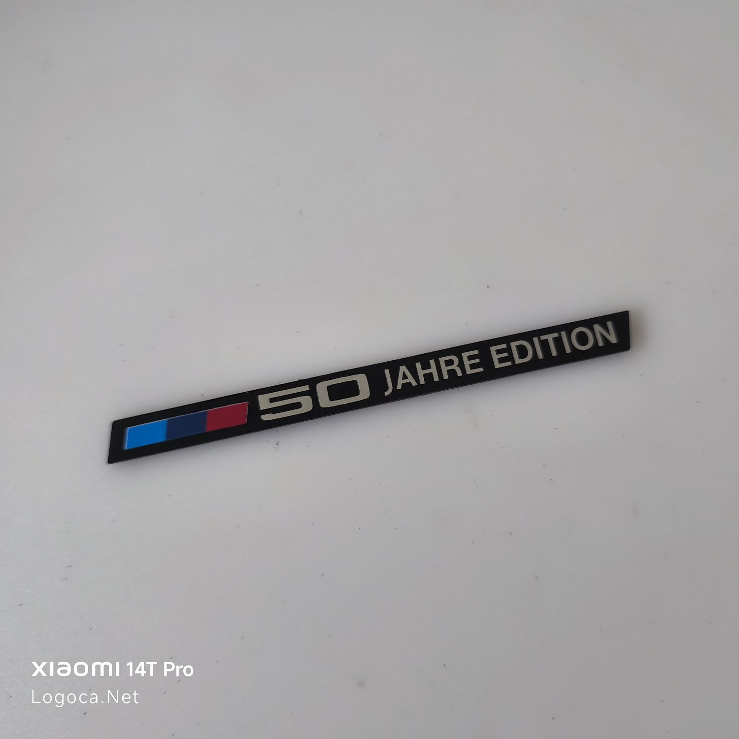 BMW  50 jahre edition plastik etiket
