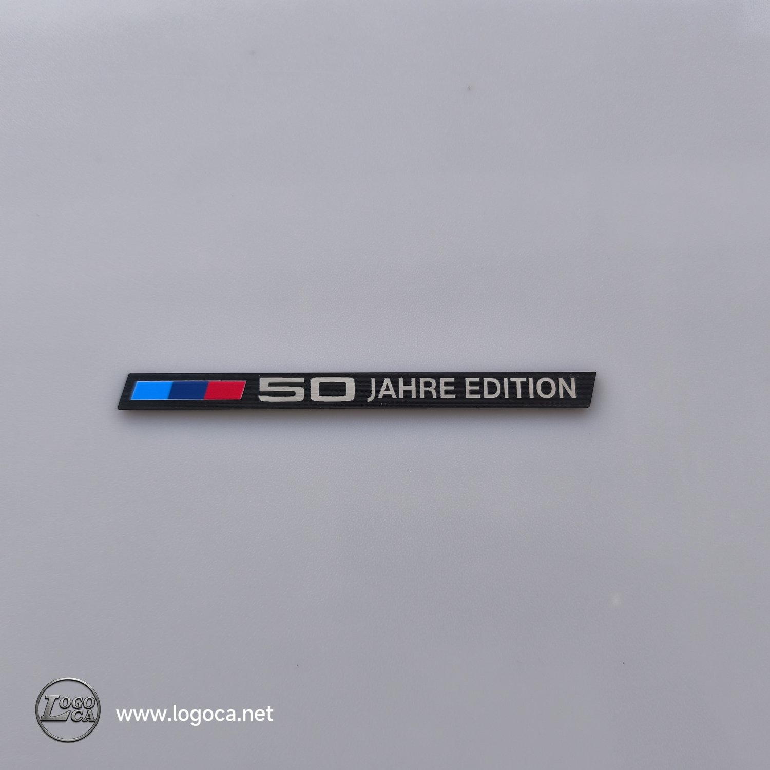 BMW  50 jahre edition plastik etiket - Resim 9