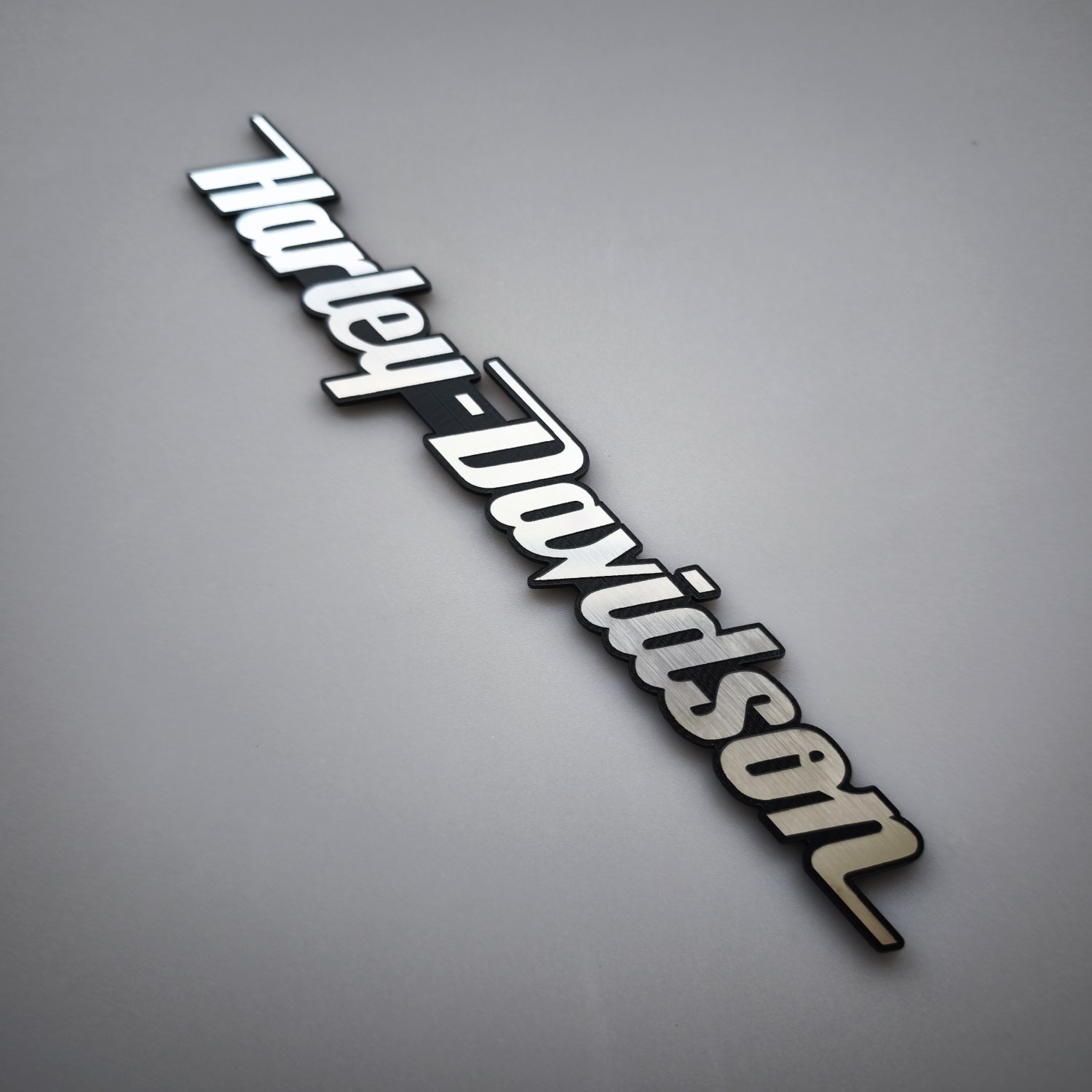 Harley Davidson Plastik Depo Yazısı 1 Adet  - Resim 2