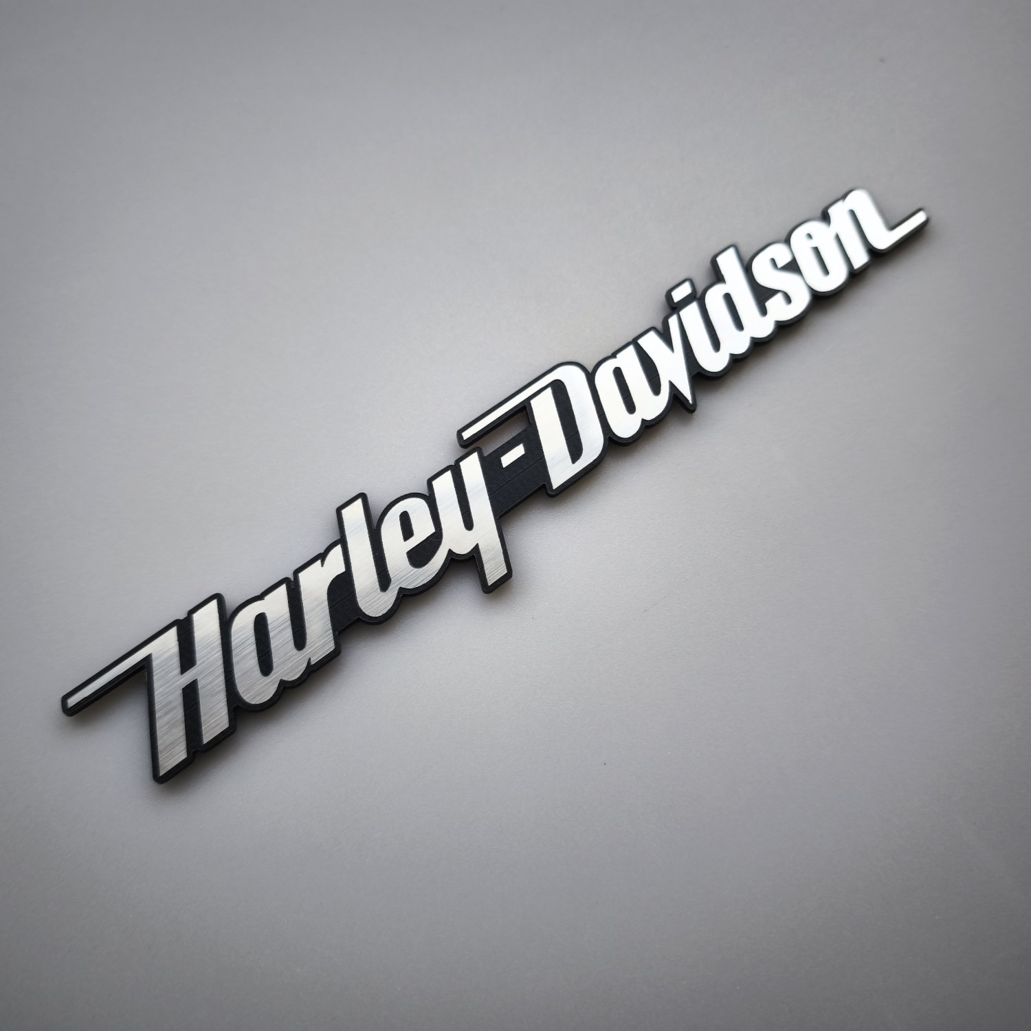 Harley Davidson Plastik Depo Yazısı 1 Adet  - Resim 3