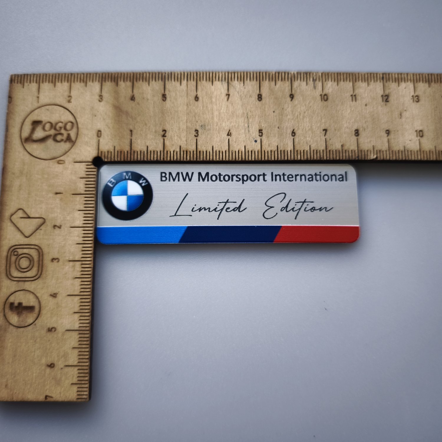 Özelleştirilebilir BMW M Renkli 8x25cm Araba Etiketi - Kişiselize Edilebilir Araç Süsleme Aksesuarı - Resim 5