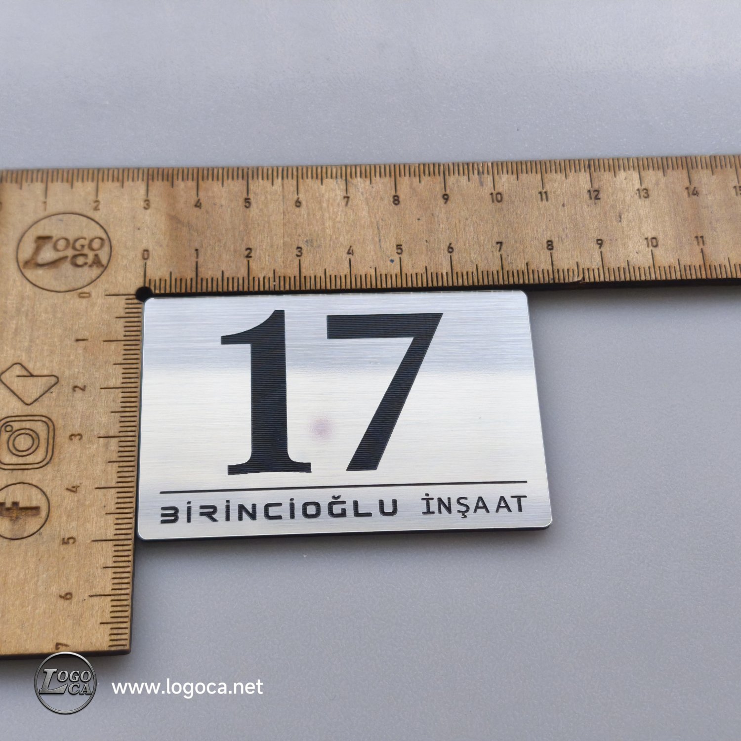 Firma İsimli Kendinden Yapışkanlı Kapı Numaralama Kasa Üstü veya Kapı Üzeri Etiketler - Resim 8