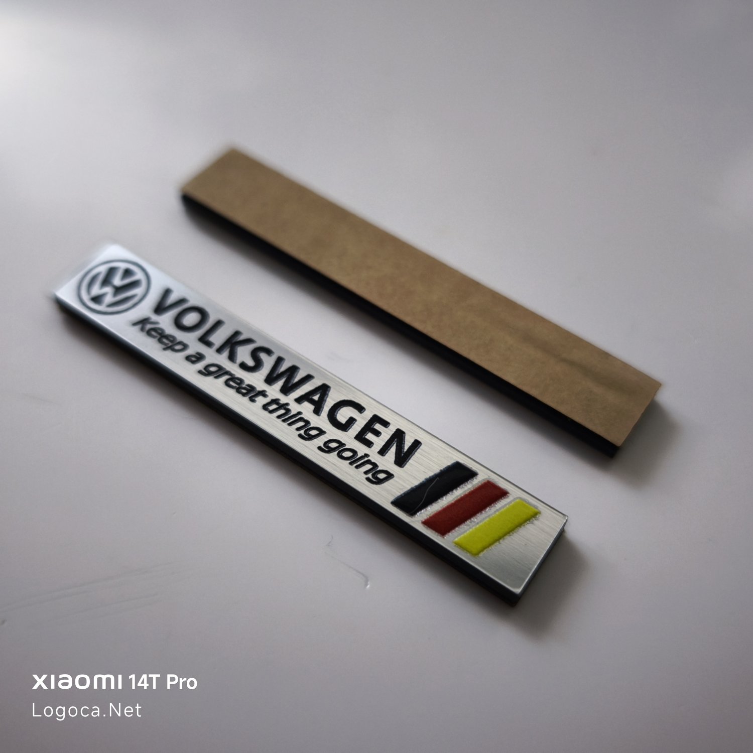 Volkswagen keep a grcat thing going 2 adet mini etiket